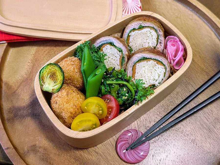 肉巻き温麺(焼肉風)