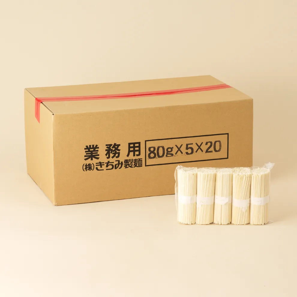 業務用手延温麺 80g*5束*20袋 商品画像