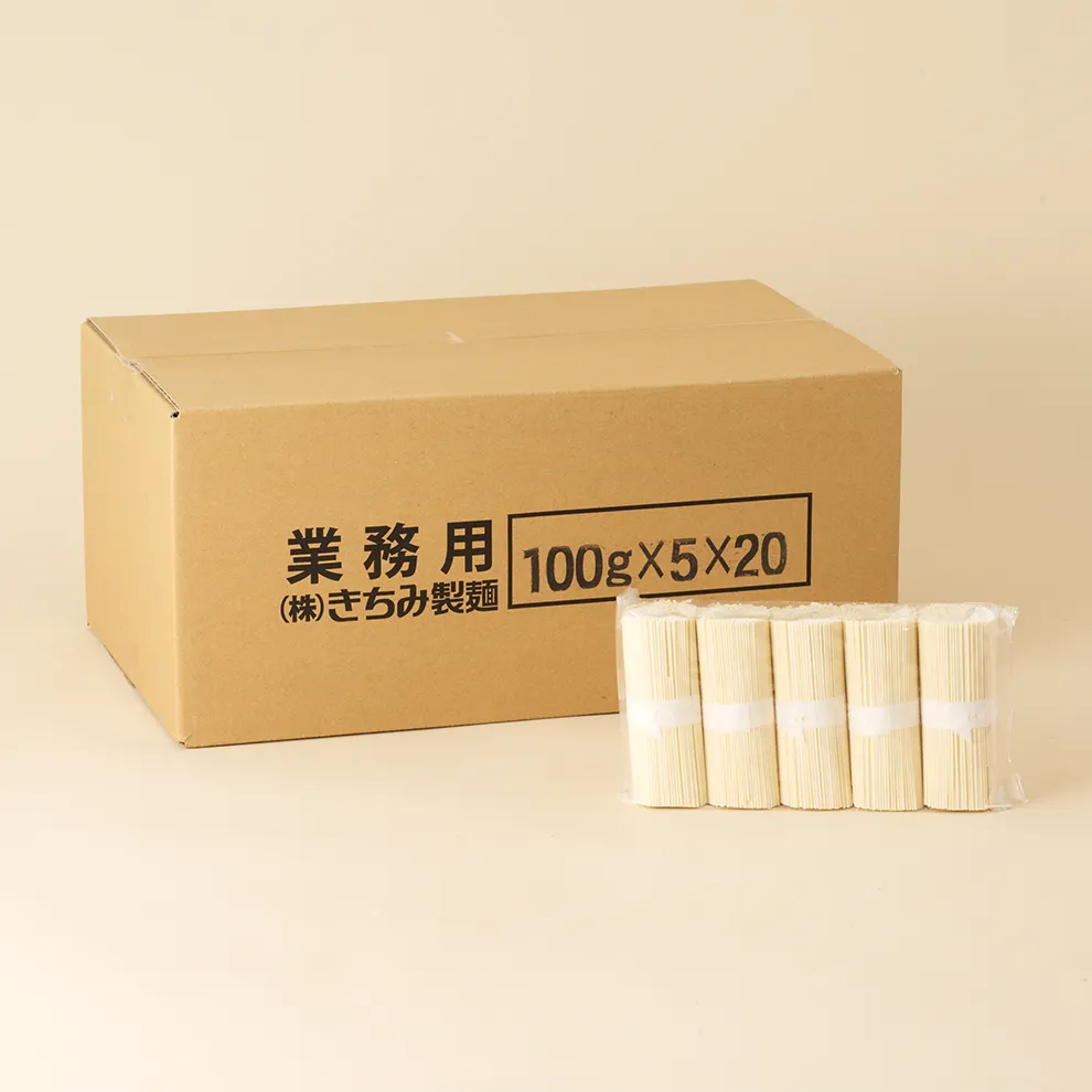 業務用温麺 100g*5束*20袋 商品画像
