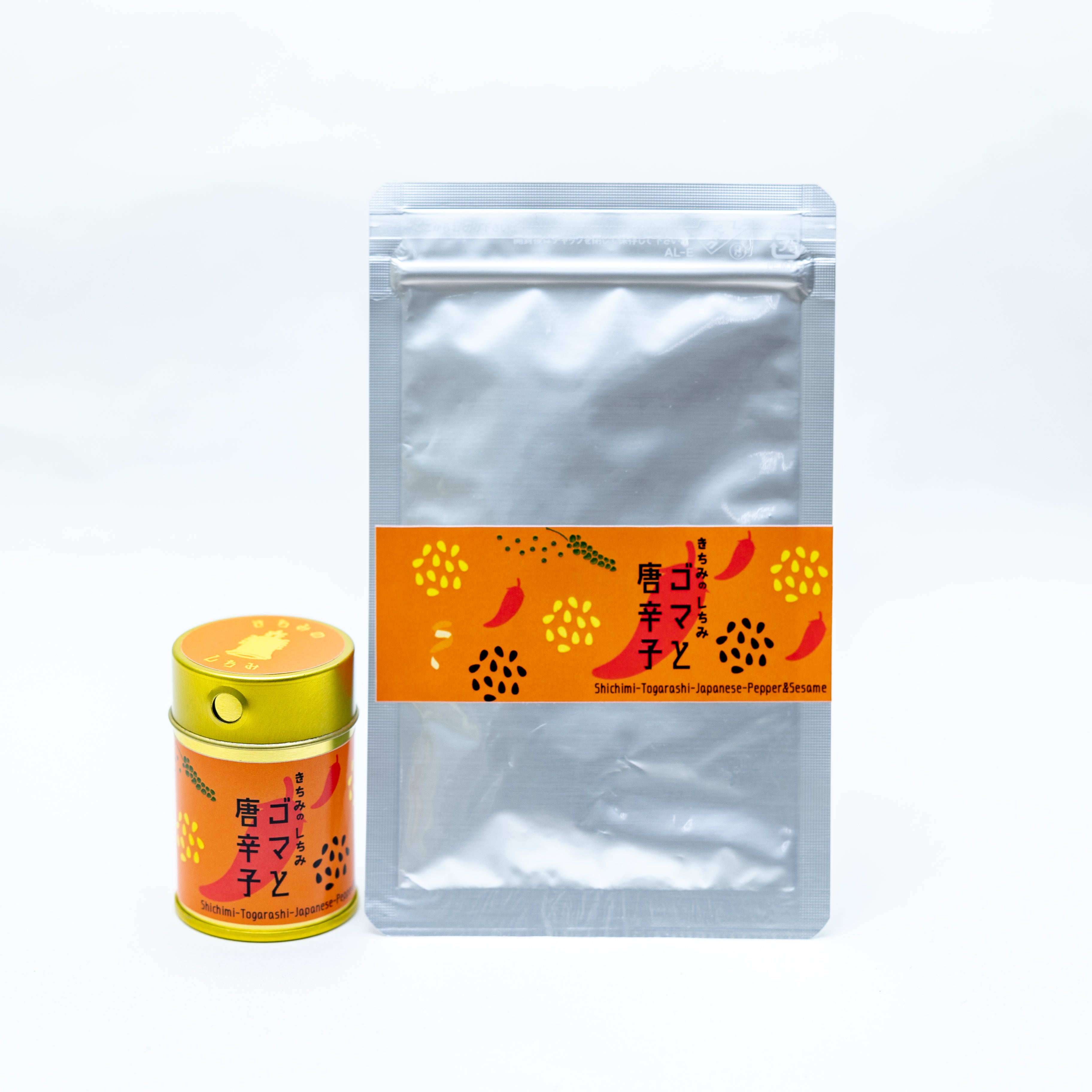 きちみのしちみ ゴマと唐辛子&七味専用缶 商品画像