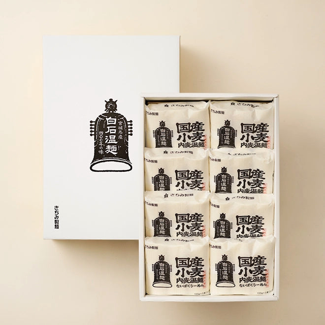 KN-8(国産小麦内麦温麺3束×8袋入)