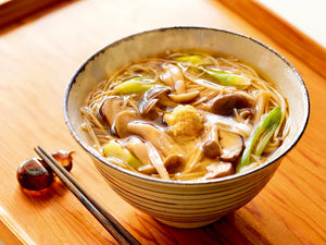 きのこと生姜のあんかけ温麺